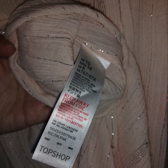 NWT Topshop blush dress size 6 - Picture 2 of 7